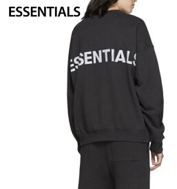 ESSENTIALS Fleece Reflective Sweat-shirt Ladys Tops Black 2020SS エッセンシャルズ フリース リフレクティブ スウェットシャツ レディース トップス ブラック 2020年春夏新作