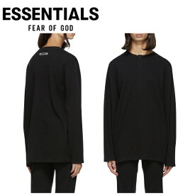 ESSENTIALS Thermal henry Black Ladys Long sleeve T-shirt 2020AW Tops エッセンシャルズ サーマルヘンリー ブラック レディース ロングスリーブ Tシャツ 2020-2021年秋冬 トップス