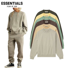 【6colors】ESSENTIALS Logo-Appliquéd Cotton-Blend Jersey Sweatshirt Light gray,Sand,Plum,Green,Yellow,Black 2023AW ロゴアップリケ コットンブレンド ジャージ モックネック スウェットシャツ 2023年秋冬