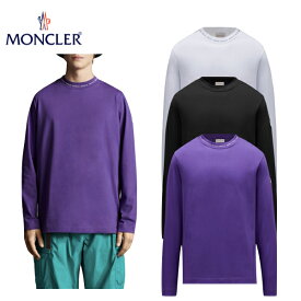 【3colors】MONCLER Long Sleeve T-shirt Mens 2022SS モンクレール ロングスリーブ Tシャツ メンズ 3カラー 2022年春夏