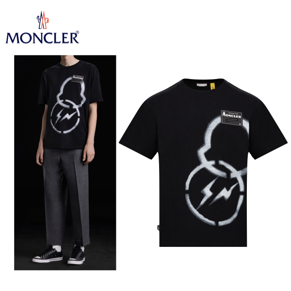 MONCLER 7 MONCLER FRAGMENT HIROSHI FUJIWARA T-SHIRT black 2020SS モンクレール  フラグメント ヒロシフジワラ Tシャツ ブラック2020年春夏 | fashionplate