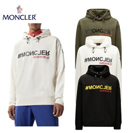 【3colors】MONCLER Hooded Sweatshirt Mens 2022-23AW モンクレール フード付き スウェットシャツメンズ 2022-23年秋冬