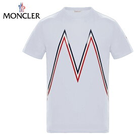 【2 colors】MONCLER モンクレール T-SHIRT Tシャツ ホワイト ブラック メンズ 2019年春夏