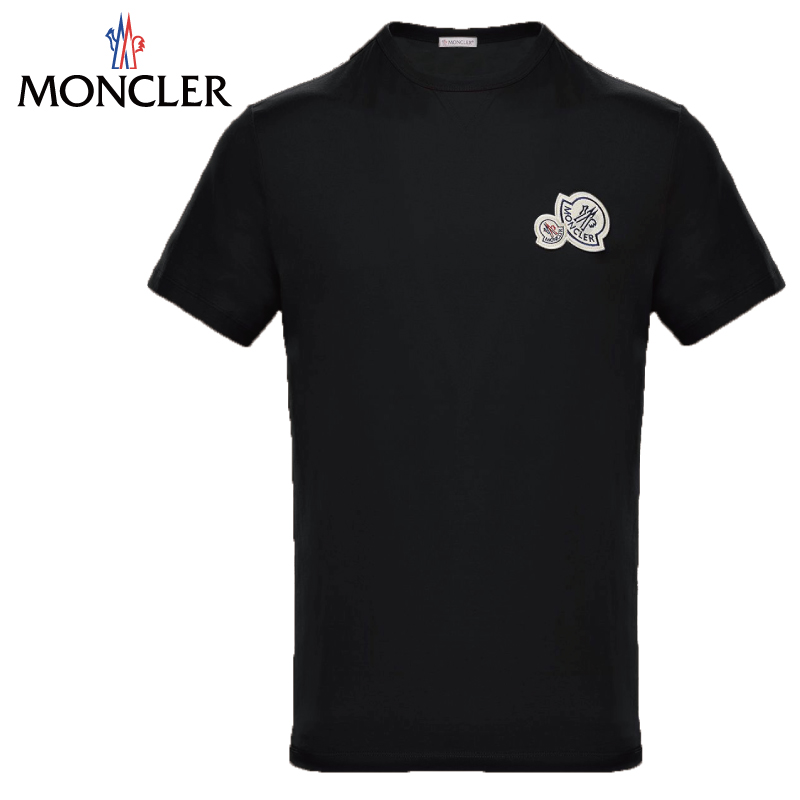 MONCLER モンクレール T-SHIRT Tシャツ Noir ブラック メンズ 2021SS | fashionplate