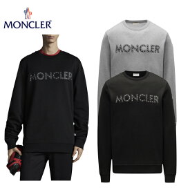 【2colors】MONCLER Studded Logo Sweatshirt Mens 2022SS モンクレール スタッズロゴ スウェットシャツ メンズ 2カラー 2022年春夏