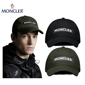 【2colors】MONCLER Logo Baseball Cap Mens 2022SS モンクレール ロゴベースボールキャップ メンズ 2カラー 帽子 2022年春夏