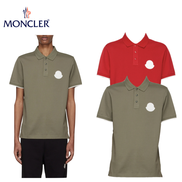MONCLER Polo shirt Mens Top 2022SS モンクレール ポロシャツ メンズ 2カラー トップス 2022年春夏