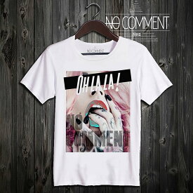 NO COMMENT PARIS Oh la la! T-shirt NCP34 White ノーコメント パリ Tシャツ ホワイト