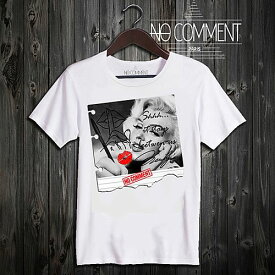 NO COMMENT PARIS Marilyn between us T-shirt NCP07 White ノーコメント パリ Tシャツ ホワイト