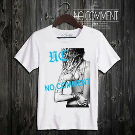 NO COMMENT PARIS Gothic NC T-shirt NCLTN136 White ノーコメント パリ Tシャツ ホワイト
