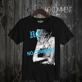 NO COMMENT PARIS Gothic NC T-shirt NCLTN136 Black ノーコメント パリ Tシャツ ブラック