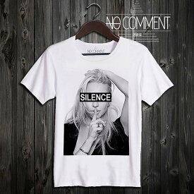 NO COMMENT PARIS t shirt silence LTN17 2021SS ノーコメント パリ Tシャツ ブラック ホワイト グレー