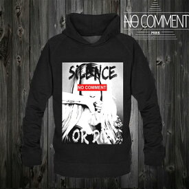 【3 colors】NO COMMENT PARIS Silence or die NCP337 Hoodie Top 2023SS ノーコメント パリ 3カラー フーディー パーカー トップス 2023年春夏