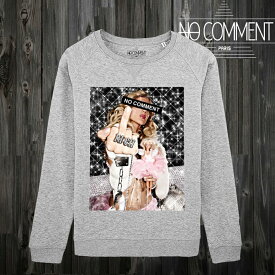 【3 colors】NO COMMENT PARIS flashy fuck LTN180 Sweatshirt Top 2023SS ノーコメント パリ 3カラー スウェット トップス 2023年春夏