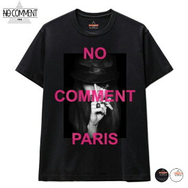 【2colors】NO COMMENT PARIS VANESSA T-SHIRT NC-T0001 Black,White 2023AW ノーコメント パリ ヴァネッサ Tシャツ ブラック、ホワイト 2023年秋冬
