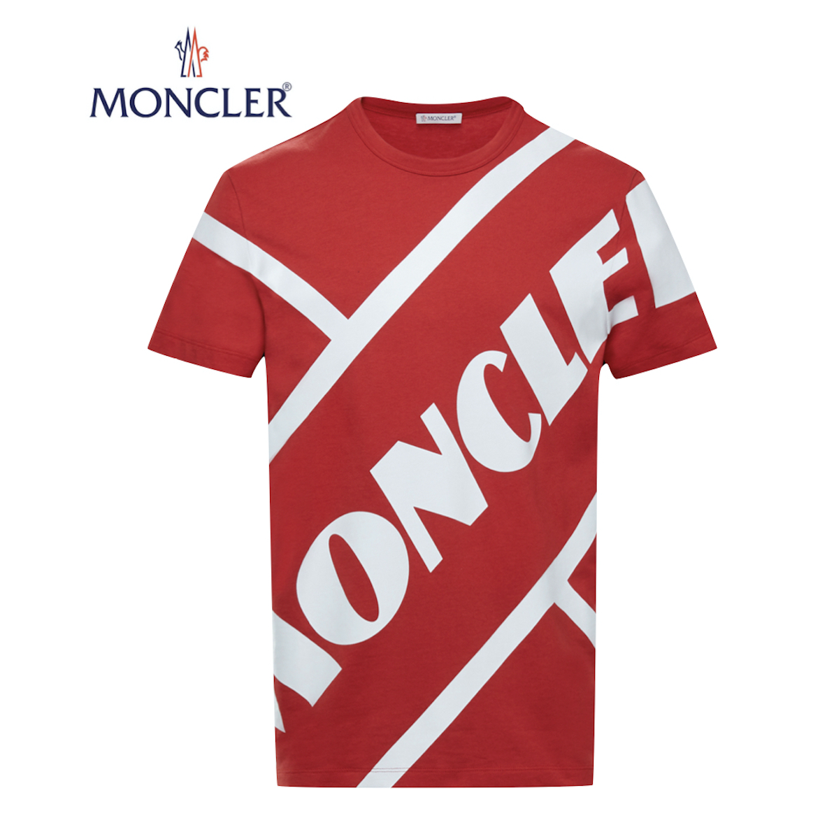 MONCLER T-shirt Red Mens 2020SS モンクレール Tシャツ レッド メンズ 2020年春夏