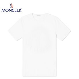 海外限定・日本未入荷モデル MONCLER Large Outline Logo Tee Mens White 2020SS T-shirt モンクレール ラージ アウトライン ロゴ ティー ホワイト メンズ 2020年春夏