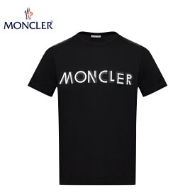 MONCLER Bi-color lettering tee Mens Black 2020AW T-shirt モンクレール バイカラー レタリング ティー メンズ ブラック 2020-2021年秋冬