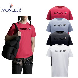 【4colors】MONCLER Lettering graphic t-shirt Mens Top 2021SS モンクレール レタリングTシャツ メンズ トップス 2021年春夏