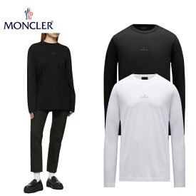 【2colors】MONCLER Logo Long Sleeve T-shirt Ladys 2022-23AW モンクレール ロゴ ロング スリーブ Tシャツ レディース 2022-2023年秋冬