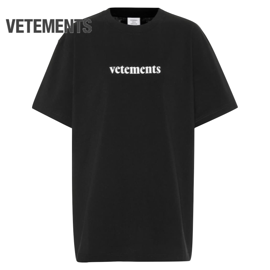 VETEMENTS ヴェトモン オーバーサイズ Ｔシャツ トップス レディース ブラック 2020 SS | fashionplate