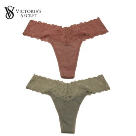 【2colors】VICTORIA'S SECRET Satin Thong Pink/Khaki Ladys Underwear 2020SS ビクトリアシークレット サテン Tバック ピンク/カーキ 2カラー レディース アンダーウェア 下着 2020年春夏