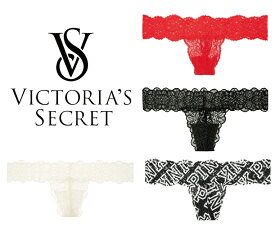 VICTORIA'S SECRET ビクトリアシークレット 2017-2018年秋冬新作 ALLOVER LACE THONG アンダーウェア ショーツ 下着 マルチカラー