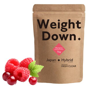 ハイクリアー ウェイトダウン プレミアム プロテイン 1kg ホエイプロテイン ソイプロテイン 国内生産 ホエイ ソイ 女性 女性用 男性 男性用 ダイエット 筋トレ