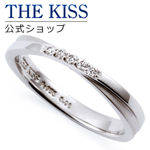  THE KISS 公式ショップ Pt950 プラチナ マリッジ リング 結婚指輪 ペアリング （ レディース 単品 ） カップル 人気 ジュエリーブランド THEKISS ザキッス 指輪 7061104561 シンプル 女性 夏
