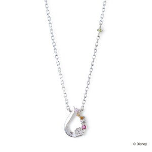 \Web限定/【THE KISS 公式ショップ】【選べる誕生石】【ラッピング無料】 レディースネックレス ディズニープリンセス ベル THE KISS ネックレス シルバー 美女と野獣 メッセージカード付き