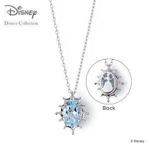 【THE KISS 公式ショップ】【ラッピング無料】 レディースネックレス ディズニープリンセス シンデレラ THE KISS ネックレス・ペンダント K10 ホワイトゴールド トパーズ メッセージカード付き