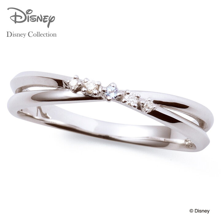 楽天市場 ラッピング無料 ディズニーコレクション ペアリング ディズニープリンセス シンデレラ The Kiss リング 指輪 K10ホワイトゴールド ダイヤモンド レディース 単品 メッセージカード付き オリジナルボックス付き Di Wr2919dm ザキス 秋 土日祝日もあす