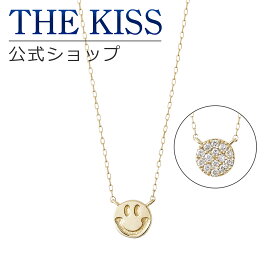 ＼10,000円以上でクーポン配布／THE KISS 公式ショップ K10 ゴールド ネックレス レディースネックレス レディースジュエリー・アクセサリー リバーシブル スマイル ニコちゃん ジュエリーブランド ペンダント プレゼント K-N2801YG 新生活