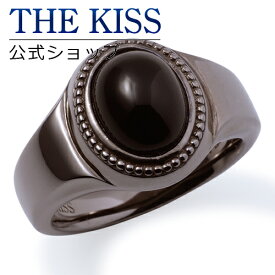 THE KISS 公式ショップ シルバー リング （ メンズ ） メンズジュエリー・アクセサリー オニキス ジュエリーブランド THEKISS BLACK リング・指輪 B-R2900SVOX ザキス 【送料無料】 母の日