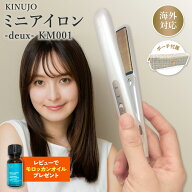 【正規品販売店】【シリアル付・保証付】絹女 KINUJO 海外対応 ミニアイロン ドゥー MINI IRON deux シル…