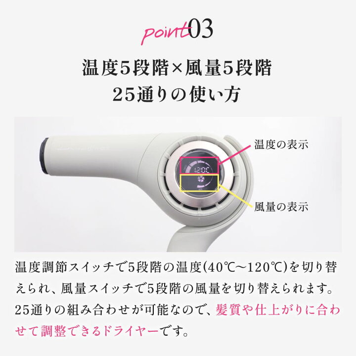 楽天市場】radiant hair dryer d/more ラディアント ヘアドライヤー 