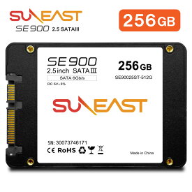 【正規代理店】SUNEAST 2.5インチ SSD 256GB 4TB 2.5型SSD SATA3 7mm 6Gbps 3D NANDフラッシュ搭載 SATAIII ssd ノートPC ノートパソコン エラー訂正機能 省電力 衝撃に強い 高速 内蔵SSD 増設 500GB ps4ストレージ大容量 拡張 ドライブ業務用 ウルトラブック 3年保証