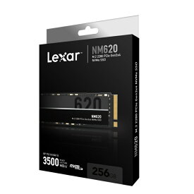 【正規代理店】Lexar NM620 M.2 SSD NVMe 1TB 512GB 256GB m2 2280 ssd PCIe Gen3x4 高速データ転送 読込最大3500MB/s 書込最大3000MB/s 衝撃に強い 内蔵型SSD PS5 ゲーミングPC 増設 容量 拡大 簡単取付 3D TLC SSDドライブ デスクトップパソコン 高耐久 LDPC技術 5年保証