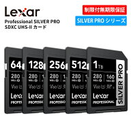 【月間優良ショップ受賞】Lexar Professional SILVER PRO SDXC UHS-II カード 64GB 128GB 256GB 512GB 1T…
