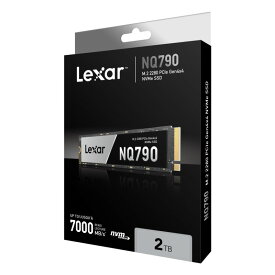 【月間優良ショップ受賞】Lexar NQ790 SSD 1TB 2TB 4TB NVMe SSD M.2 2280 PCIe Gen4x4 内蔵SSD ゲーミングPC PS5 SSD ストレージ 増設 デスクトップパソコン ssd ノートパソコン 容量 拡大 簡単取付 耐衝撃 耐振動 高耐久 R:7,000MB/s W:6,000MB/s レキサー 5年保証