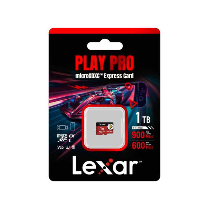 楽天市場】正規代理店【Switch2対応】Lexar PLAY PRO microSDXC 