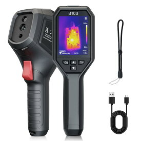 【スーパーSALE限定10％OFF+ポイント5倍】【正規代理店】HIKMICRO B10S サーモグラフィー カメラ 256 x 192 IR解像度 SuperIR技術 2MP 可視光カメラ 搭載 25Hz フレームレート 640 x 480解像度 3.2インチ LCDスクリーン 手持ち型 赤外線カメラ -20°C~550°C 測定 温度 範囲