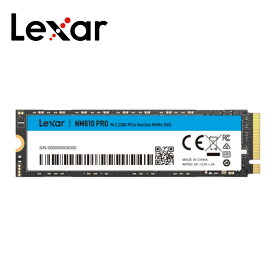 【3/11 1:59迄 エントリーでポイント5倍】Lexar NM610 PRO M.2 2280 SSD 1TB PCIe Gen3x4 NVMe SSD M2 2280 内蔵 SSD PC ストレージ 増設 容量 拡大 簡単取付 高耐久 最大読み取り3300MB/s ゲーミングPC m.2 ssd デスクトップパソコンストレージ 正規代理店 レキサー 3年保証