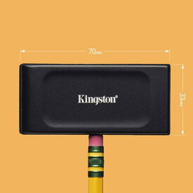 【月間優良ショップ受賞】新品未開封・外箱軽微ダメージあり キングストン Kingston XS1000 ポータブルSSD 1TB 外付けSSD 1000GB ブラック 高速 小型SSD USBC to USBA ケーブル R:1050MB/s 写真 動画 保存 移行 データバックアップ SSD SXS1000/1000G 当店1年保証 並行輸入品
