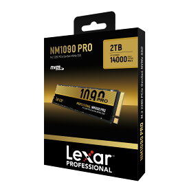 数量限定 Lexar Professional NM1090 PRO PCIe 5.0 NVMe SSD M.2 2280 SSD 1TB 2TB 4TB 内蔵SSD 高速性能 R:14,000MB/s W:13,000MB/s ゲーミングPC m.2 ssd Gen5 デスクトップパソコンストレージ PS5 SSD ストレージ 増設 容量 拡大 簡単取付 高耐久 5年保証