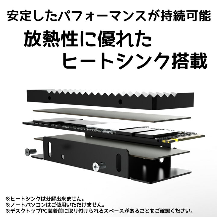 楽天市場】☆楽天ランキング1位受賞☆SUNEAST 内蔵SSD 2TB NVMe 3D TLC 