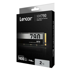【月間優良ショップ受賞】受賞SSD Lexar NM790 1TB 2TB 8TB SSD M.2 2280 NVMe SSD PCIe Gen4×4 グラフェン放熱シート搭載 3D NAND 内蔵SSD PS5 SSD ストレージ 増設 容量 拡大 簡単取付 ゲーミングPC m.2 ssd ゲーム機 デスクトップパソコン 高速 高耐久 レキサー 5年保証