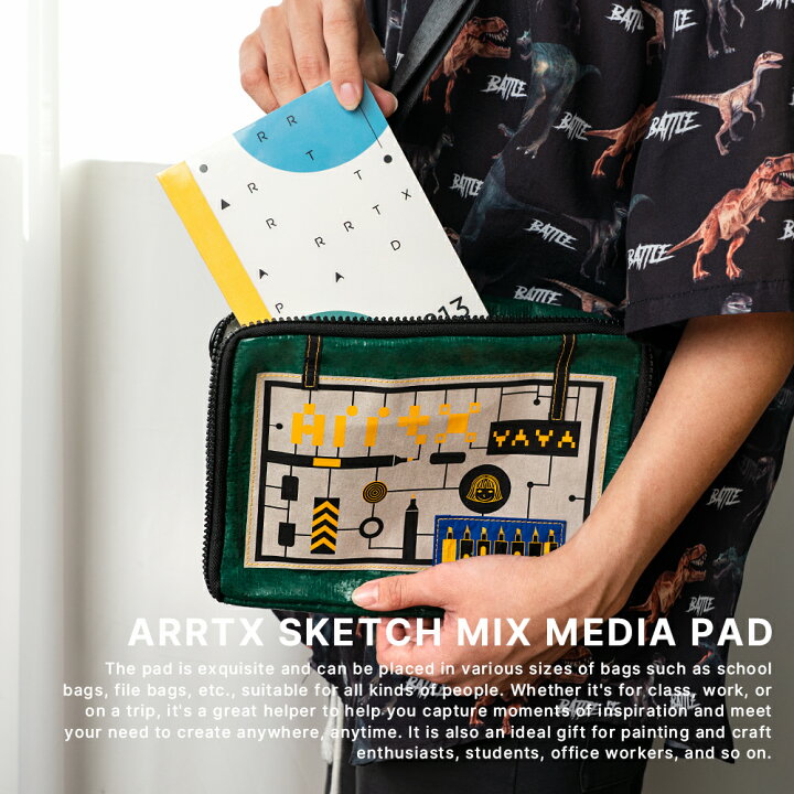 楽天市場 Arrtx 画用紙 スケッチブック 18 13cm 36枚 240g 多機能 万能紙 おすすめ 厚口画用紙 マーカーペン画用紙 水彩紙 アクリル ガッシュ用紙 スケッチ イラスト 落書き お絵かき帳 文房具 画材 送料無料 Fastsalesdirect