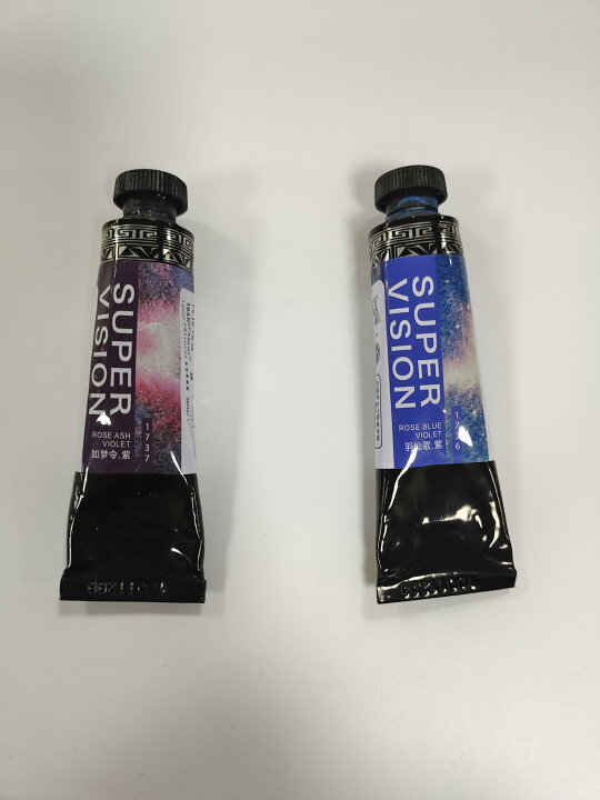 楽天市場 紫バージョン Super Vision 透明水彩絵の具 分離色 2色 15ml 分離系 水彩絵の具 チューブ イラスト ホビー 画材 おすすめ 透明水彩えのぐ 趣味 絵の具 セット 如夢令 紫 羽仙歌 紫 送料無料 Fastsalesdirect