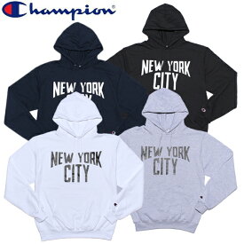 パーカー Champion パーカー チャンピオン NEW YORK CITY プリント ニューヨーク カレッジ スエット スウェットパーカー メンズ レディース 裏起毛
